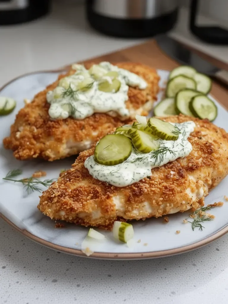 Dill Pickle Parmesan Chicken Recipe
