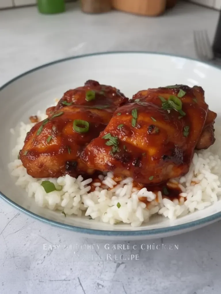 Easy Honey Garlic Chicken Thigh Recipe