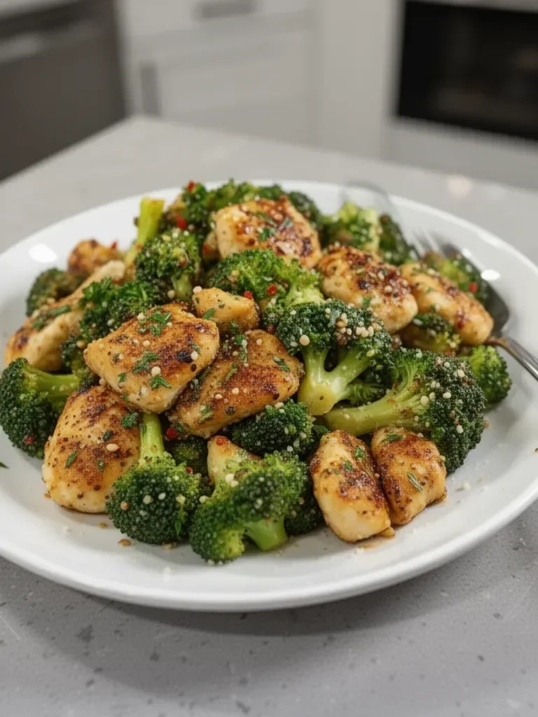 Garlic Butter Chicken Broccoli