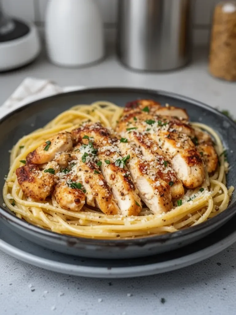 Garlic Butter Chicken Pasta