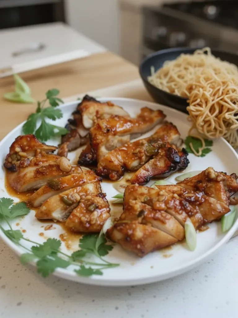 Garlic Miso Chicken ready in 25 minutes!