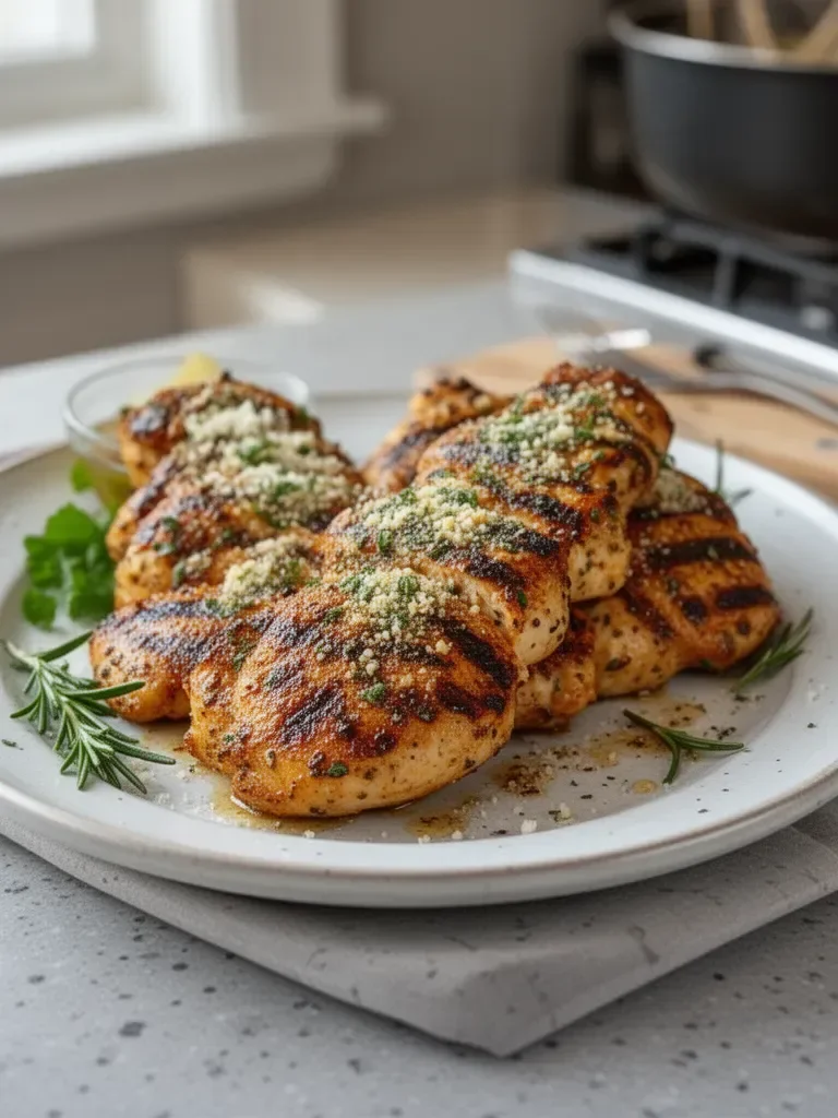 Garlic Parmesan Grilled Chicken