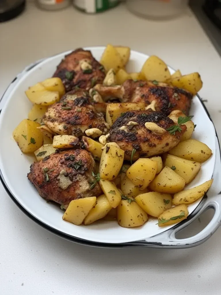 Greek Chicken and Potatoes