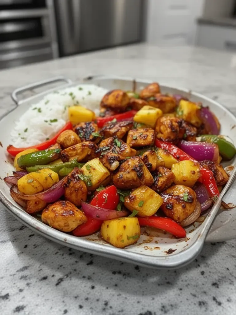 Hawaiian Chicken Sheet Pan