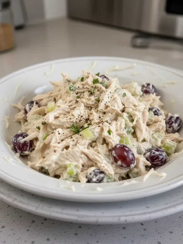 Homemade Chicken Salad with Grapes