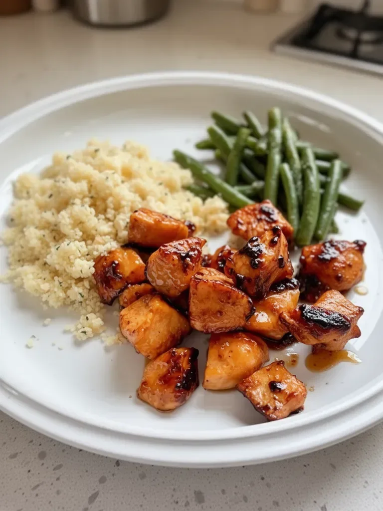 Honey Garlic Chicken Bites Recipe