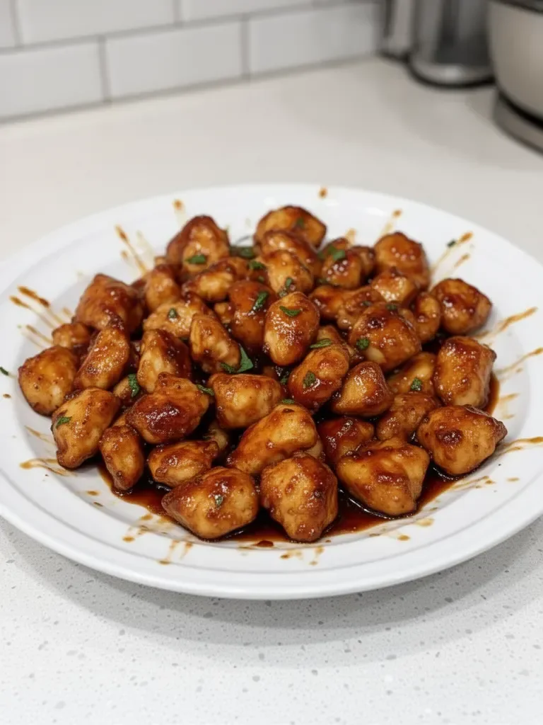 Honey Garlic Chicken Bites