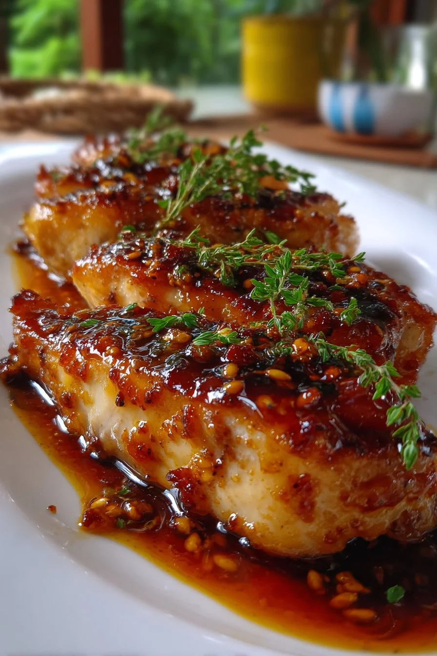 Honey Garlic Chicken Breasts