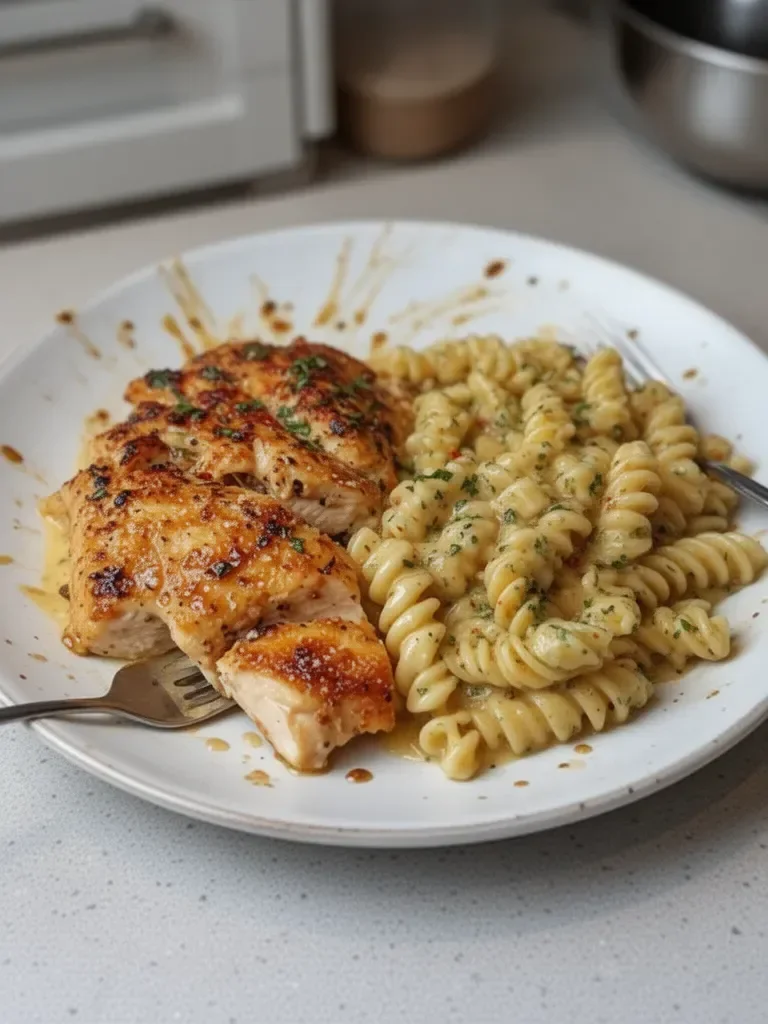 Honey Garlic Chicken Pasta