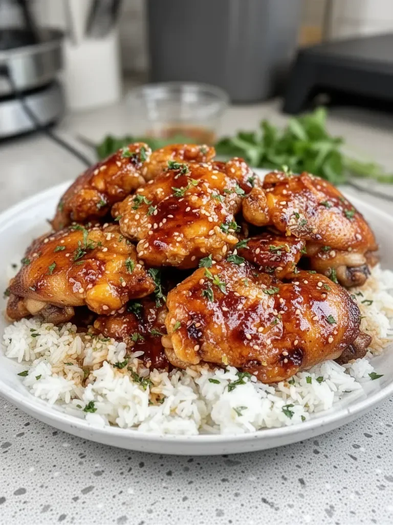 Honey Garlic Chicken Thighs