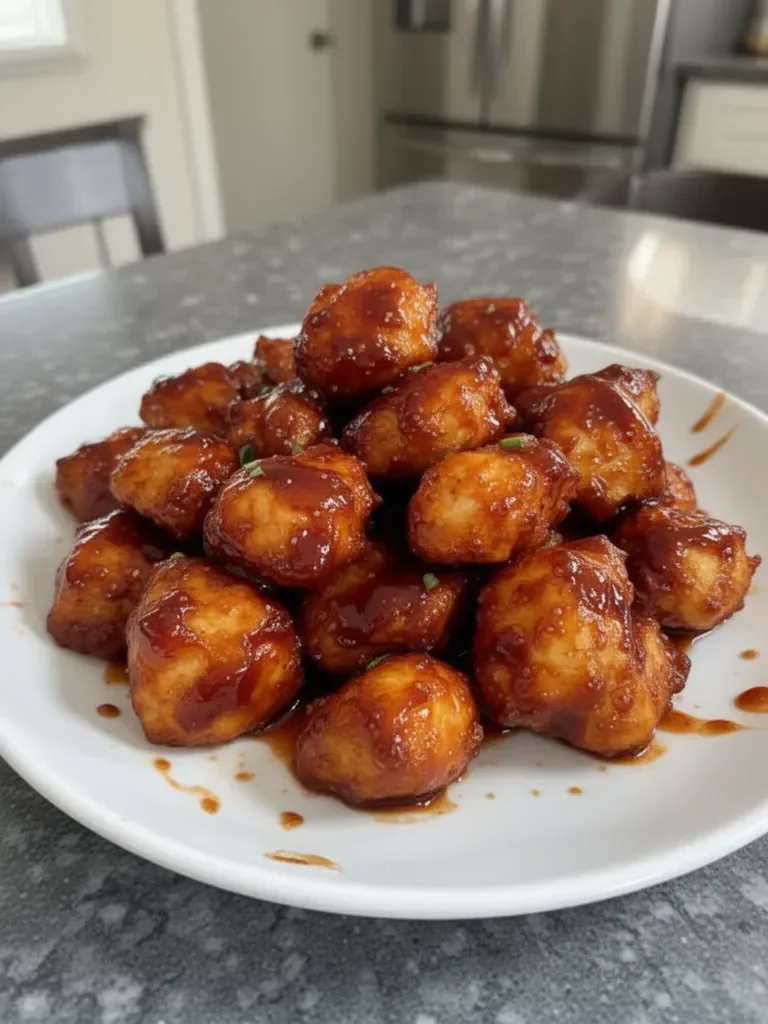 Enjoy Irresistible Air Fryer Honey BBQ Chicken Bites Today!