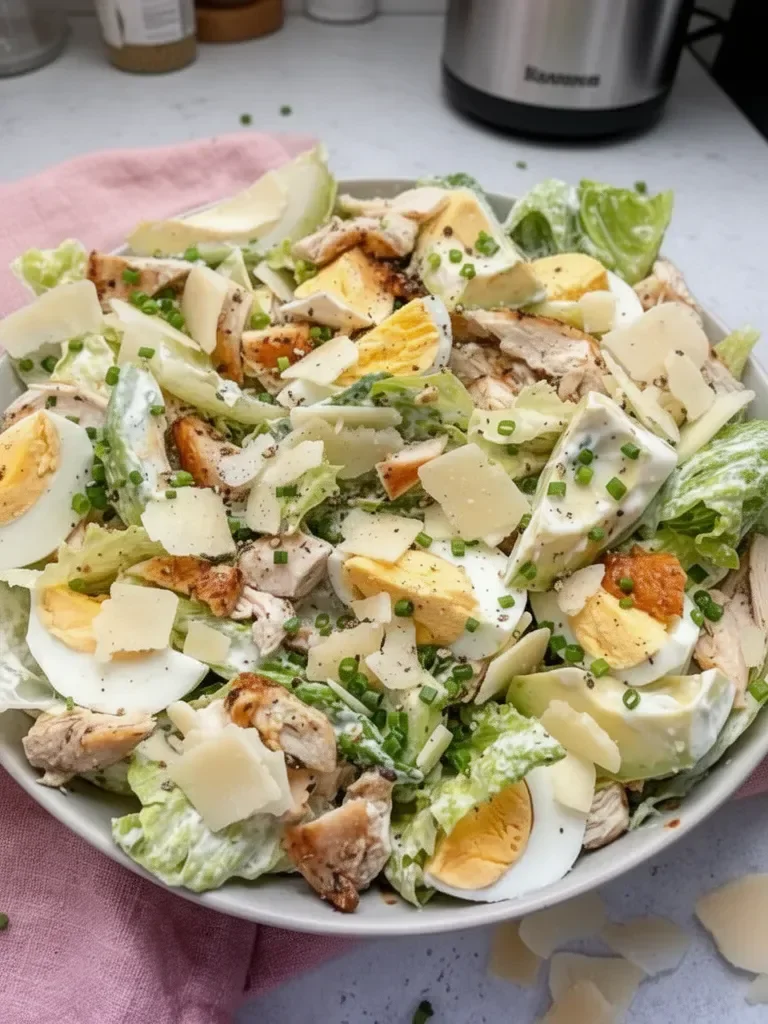 Low Carb Chicken Caesar Salad