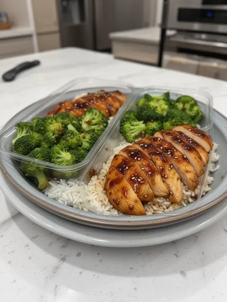 Meal Prep Teriyaki Chicken Bowls