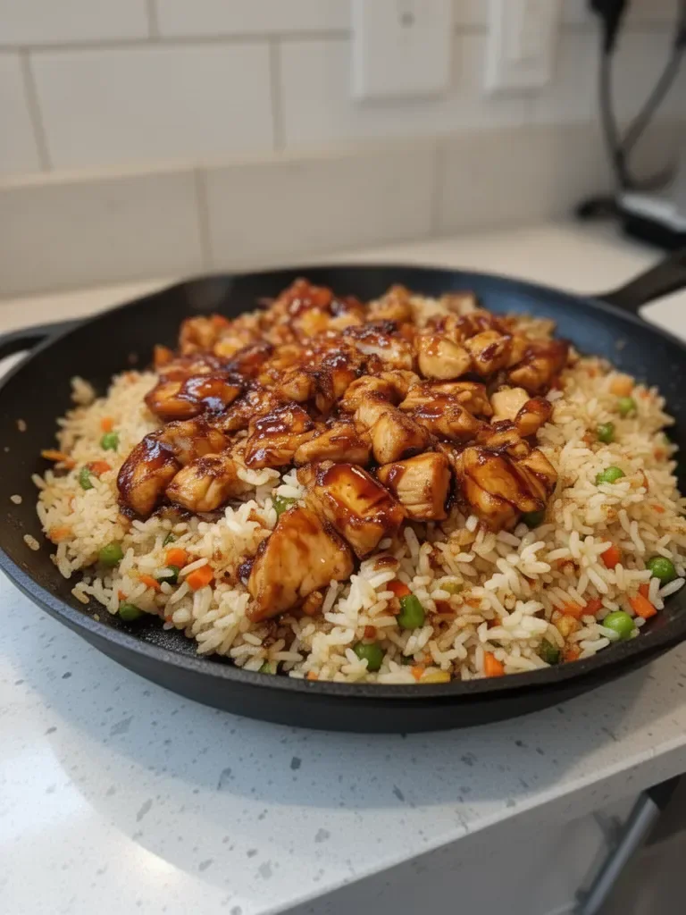 One-Pan Bold Honey BBQ Chicken Rice