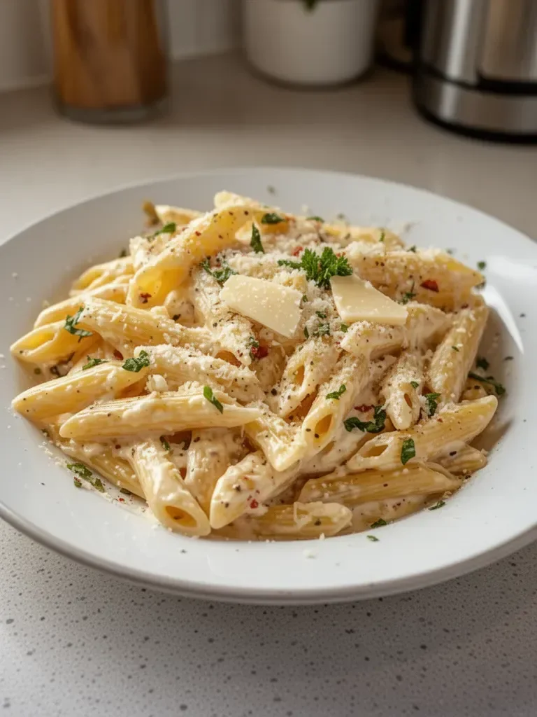 One Pot Creamy Garlic Pasta