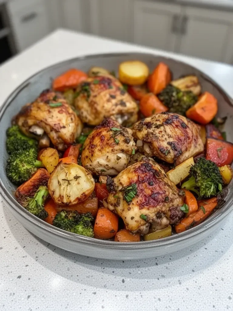 Roasted Garlic Chicken and Vegetables