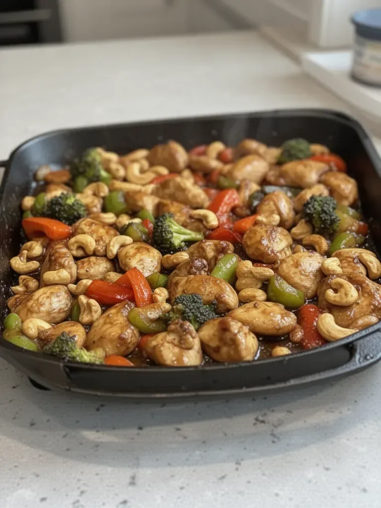 Savory Sheet Pan Cashew Chicken for Effortless Dinners