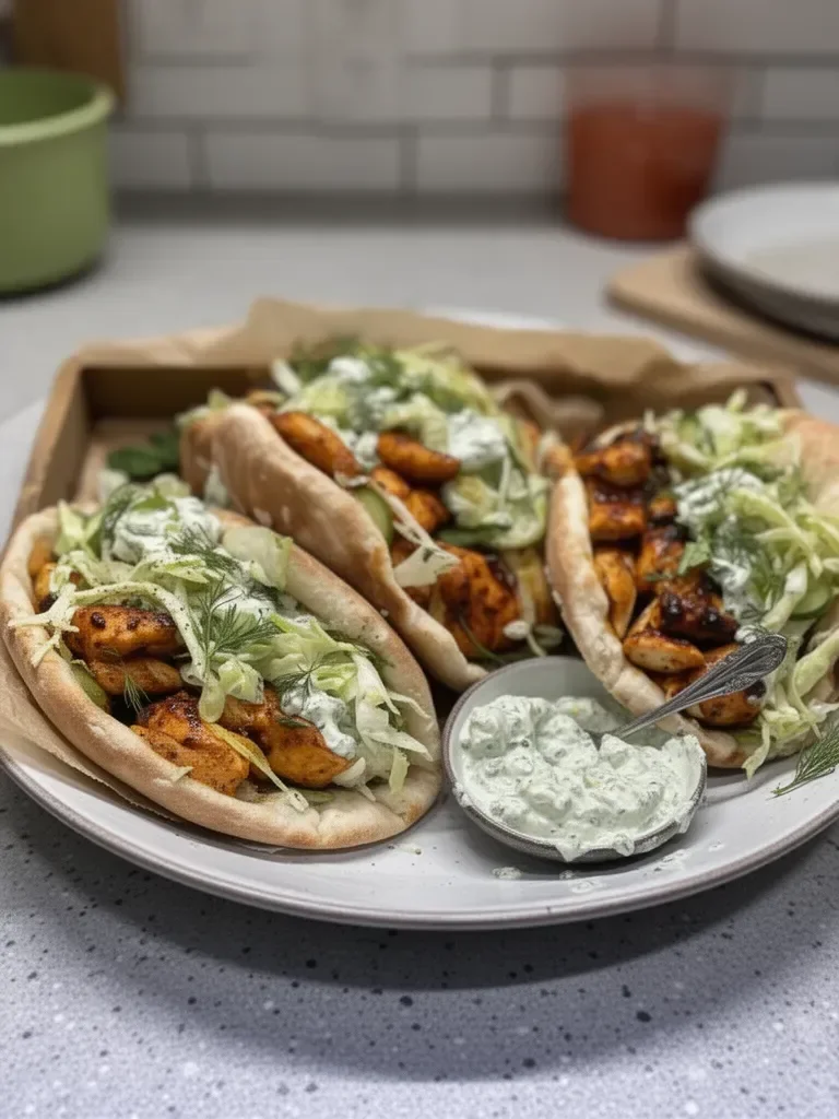 Sheet Pan Chicken Pitas with Herby Ranch