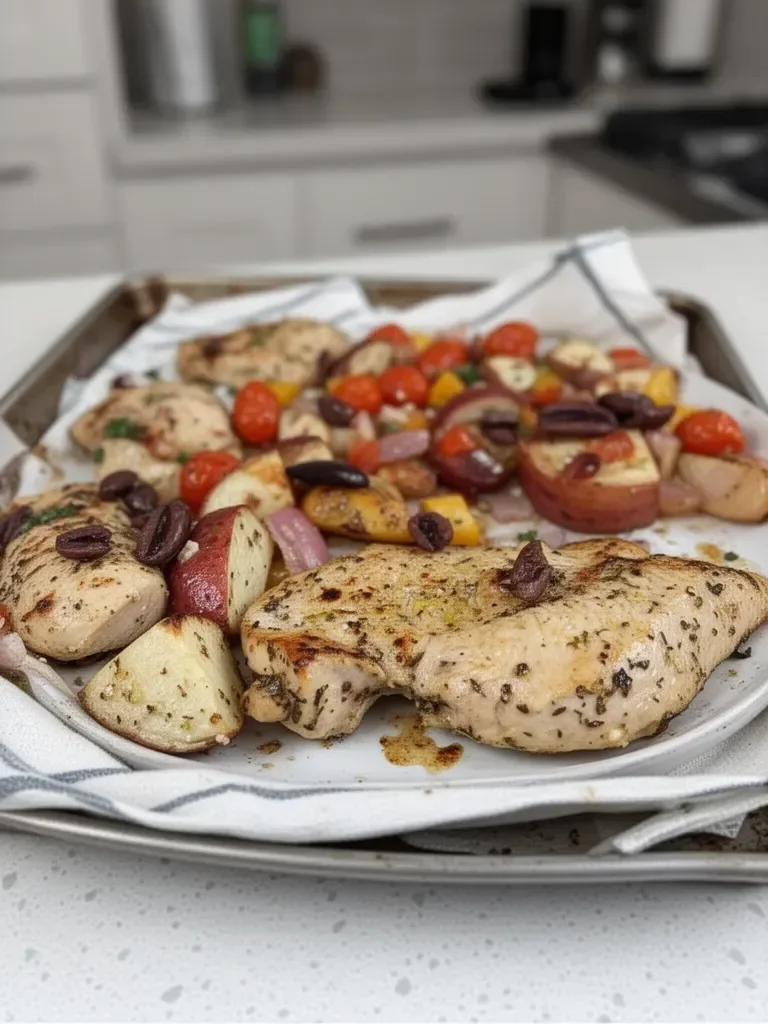 Sheet Pan Greek Chicken