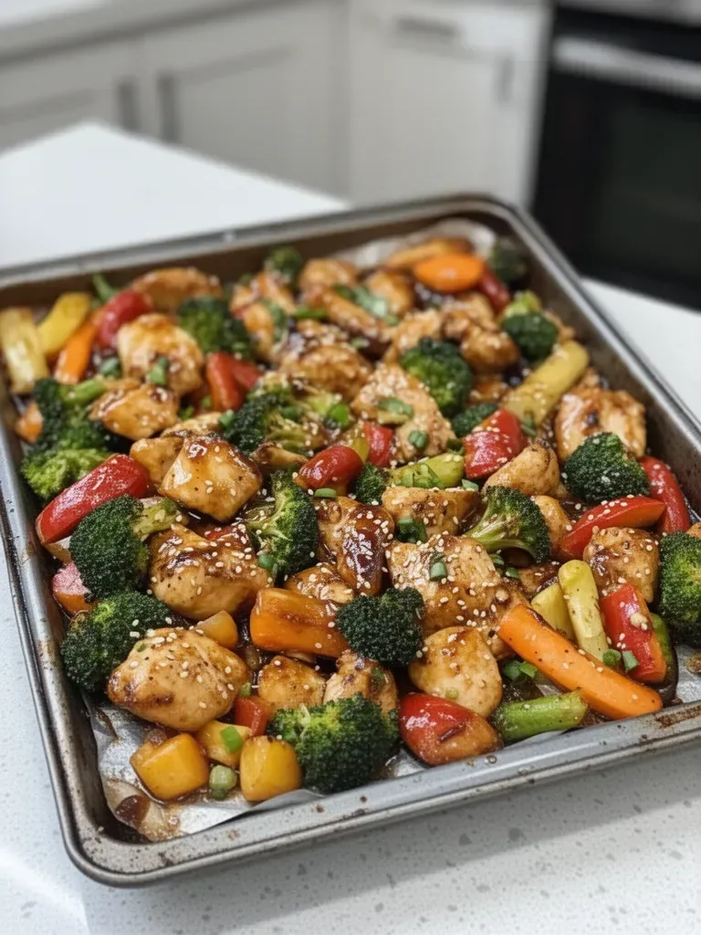 Sheet Pan Teriyaki Chicken & Veggies