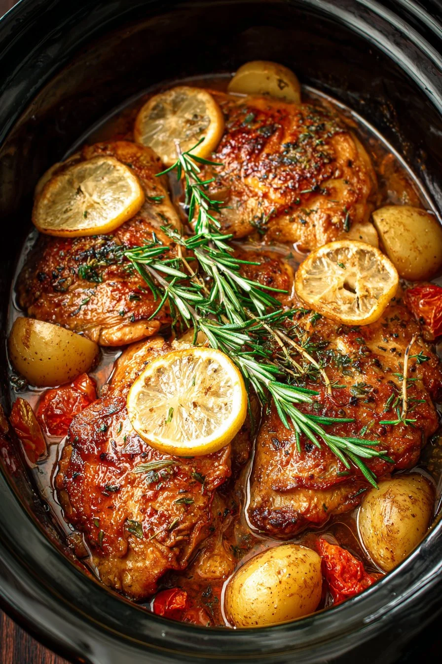 Slow Cooker Greek Chicken