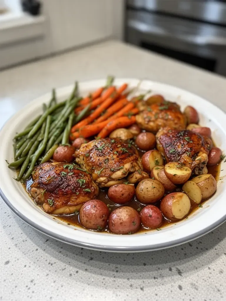 Slow Cooker Honey Garlic Chicken and Veggies