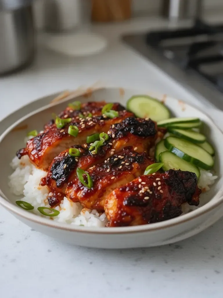 Sticky Honey Gochujang Chicken