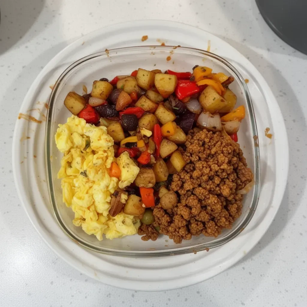 Delicious Tex-Mex Protein Breakfast Bowls topped with fresh ingredients.