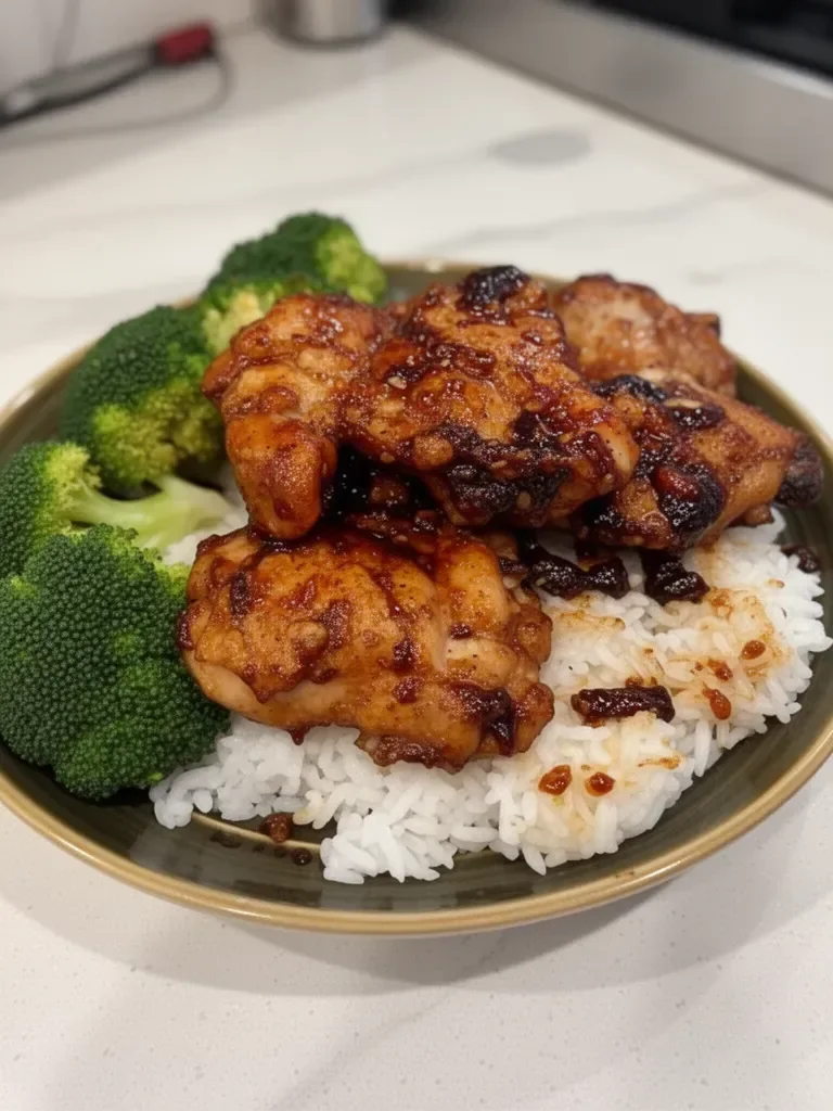 20 Minute, Pan Fried Korean Soy Garlic Chicken Thighs