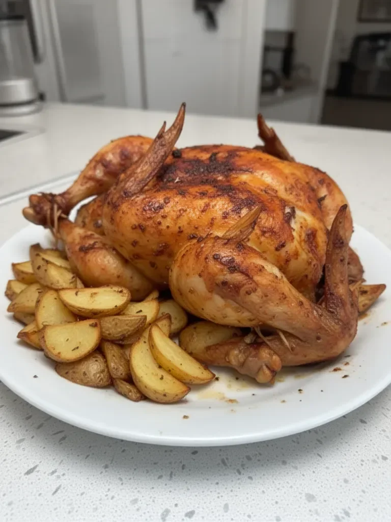 Air Fryer Rotisserie Chicken