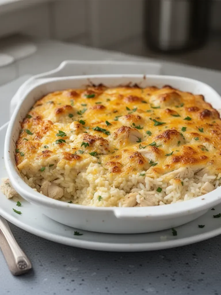 Angel Chicken Rice Casserole