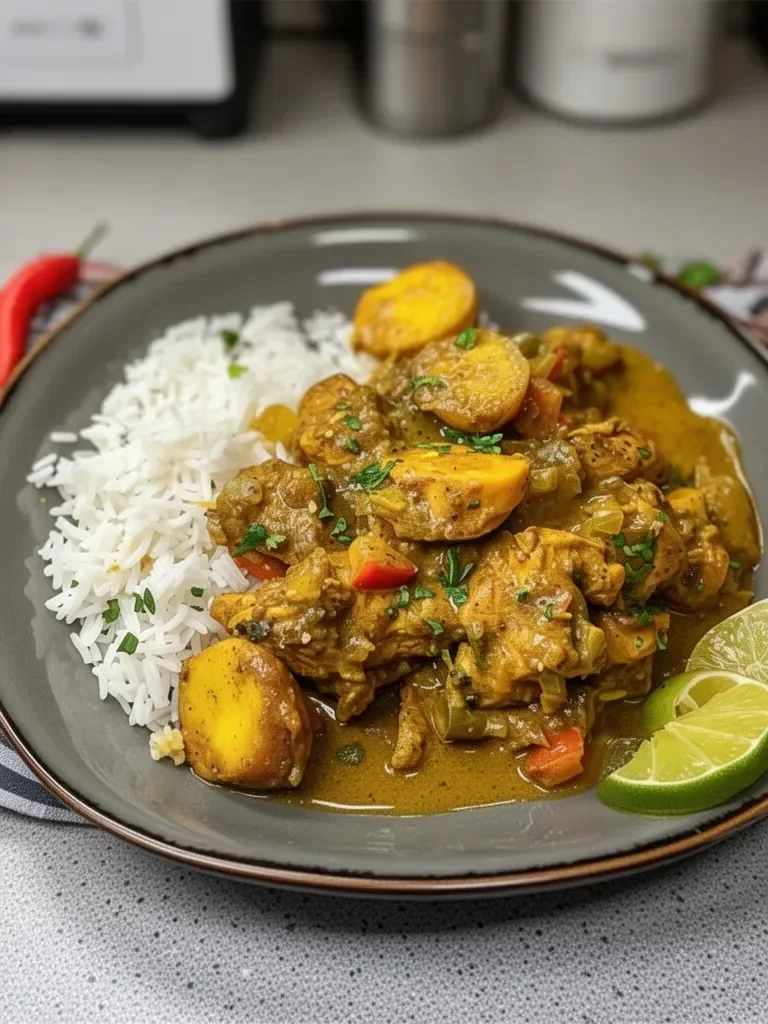Authentic Jamaican Curry Chicken