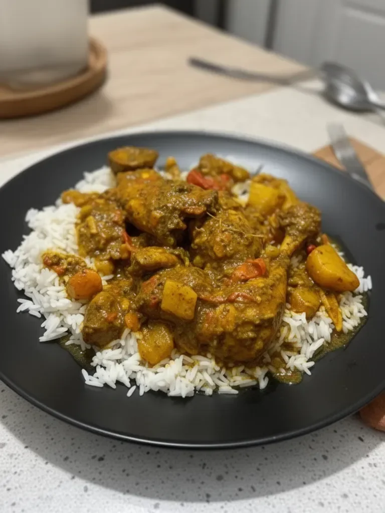 Authentic Jamaican Curry Chicken