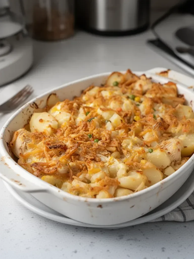 Baked Chicken and Potato Casserole