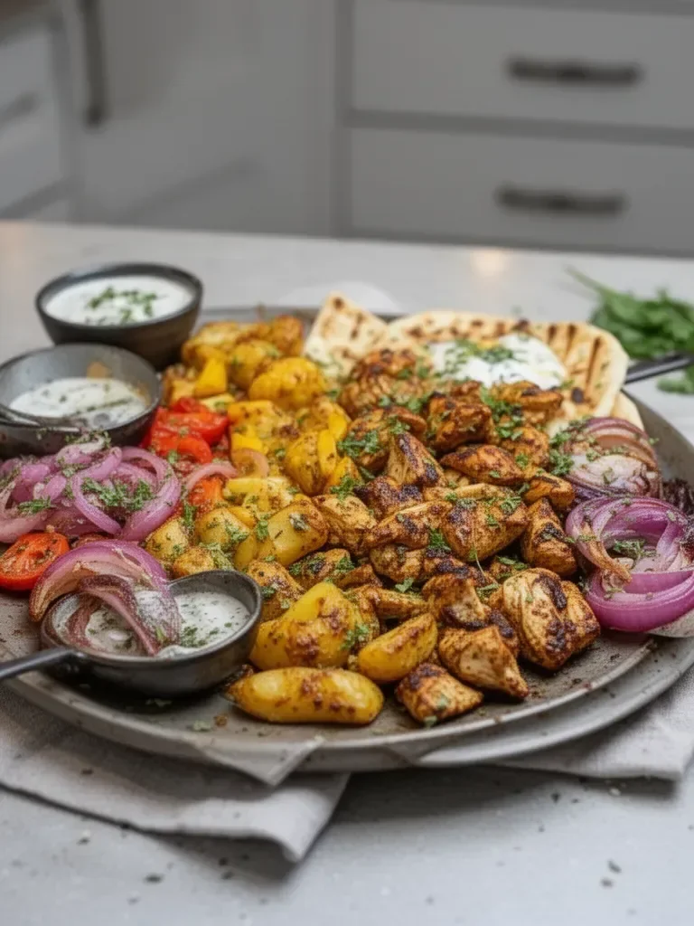 Best Chicken Shawarma Sheet Pan Dinner