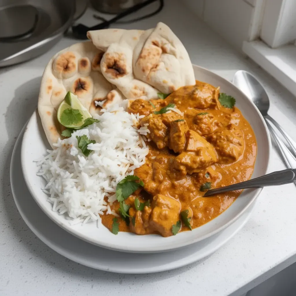 Delicious Butter Chicken recipe with creamy sauce and spices