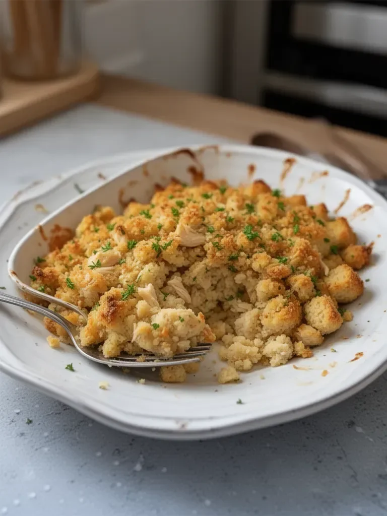 Chicken and Stuffing Casserole
