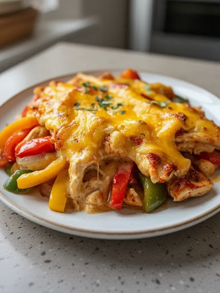 Chicken Fajita Casserole
