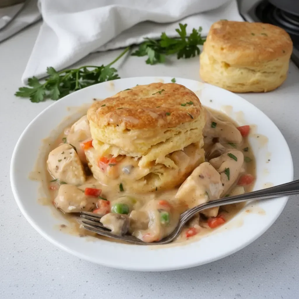 Delicious Chicken dish inspired by the King, served on a plate