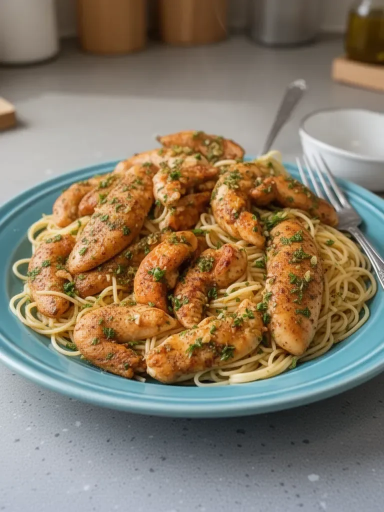 Chicken Scampi Pasta
