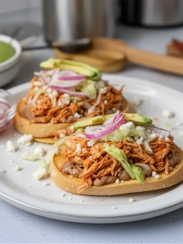 Chicken Tinga Toasts