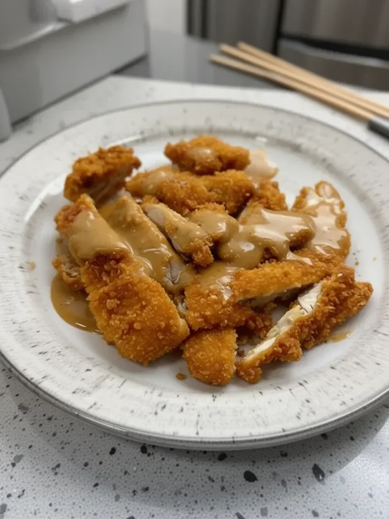 Chinese Peanut Butter Chicken (Buffet Style)