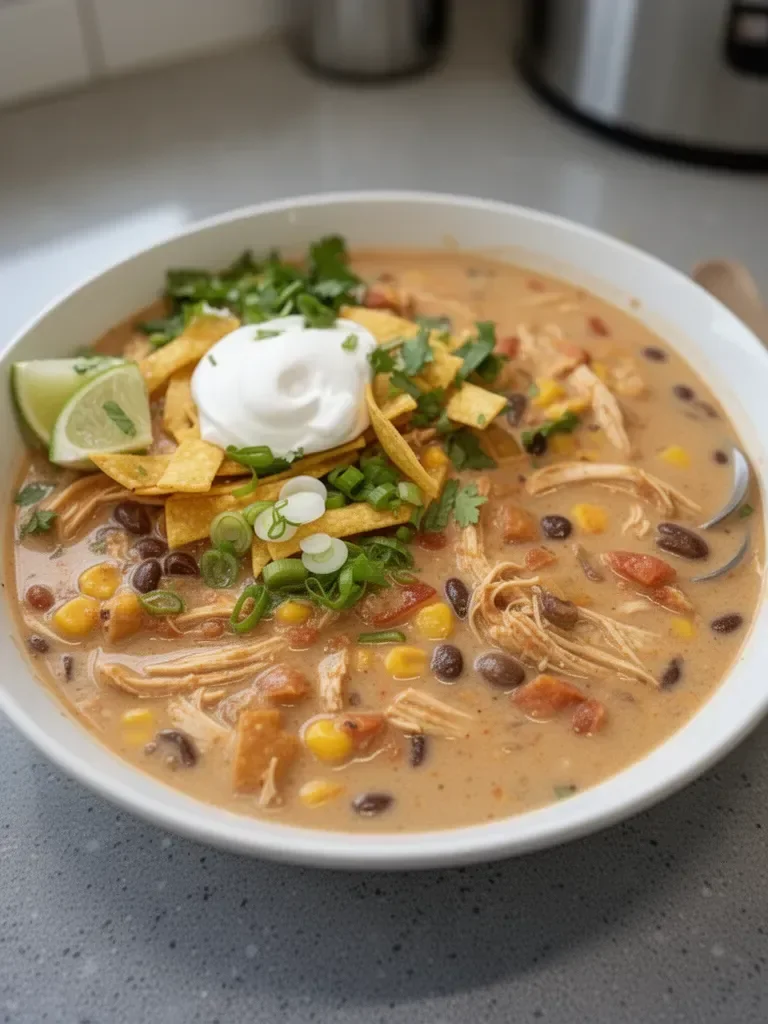 Creamy Chicken Enchilada Soup