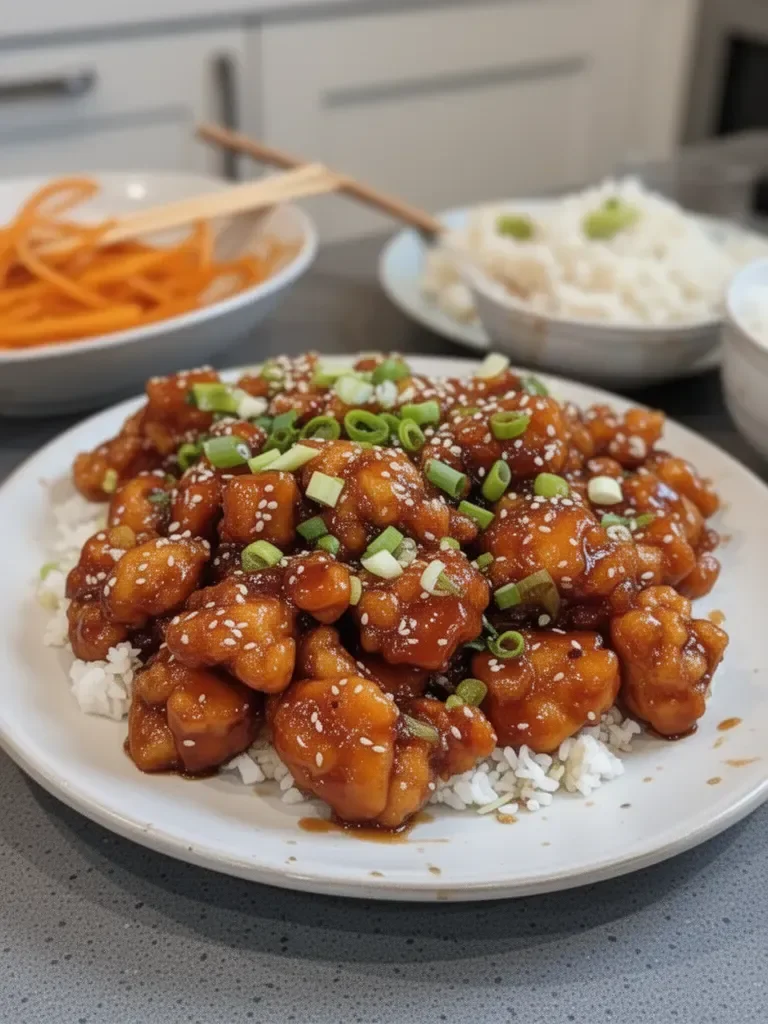 Crispy Honey Garlic Chicken