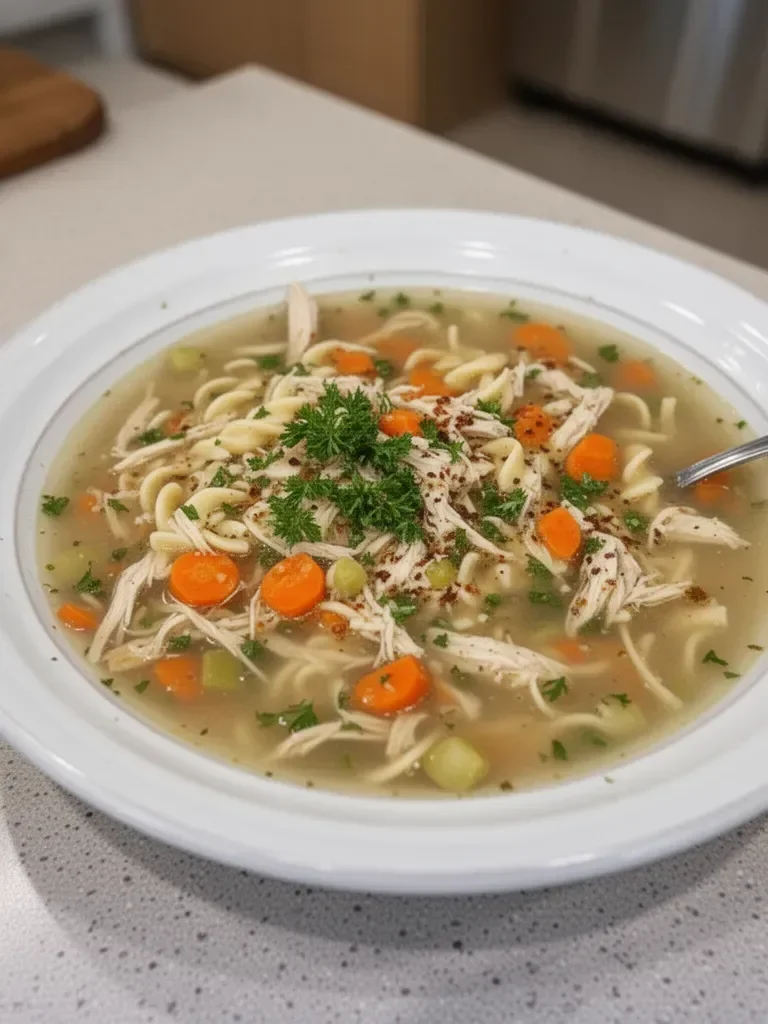 Crock Pot Chicken Noodle Soup
