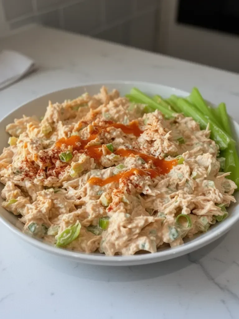 Easy Buffalo Chicken Salad