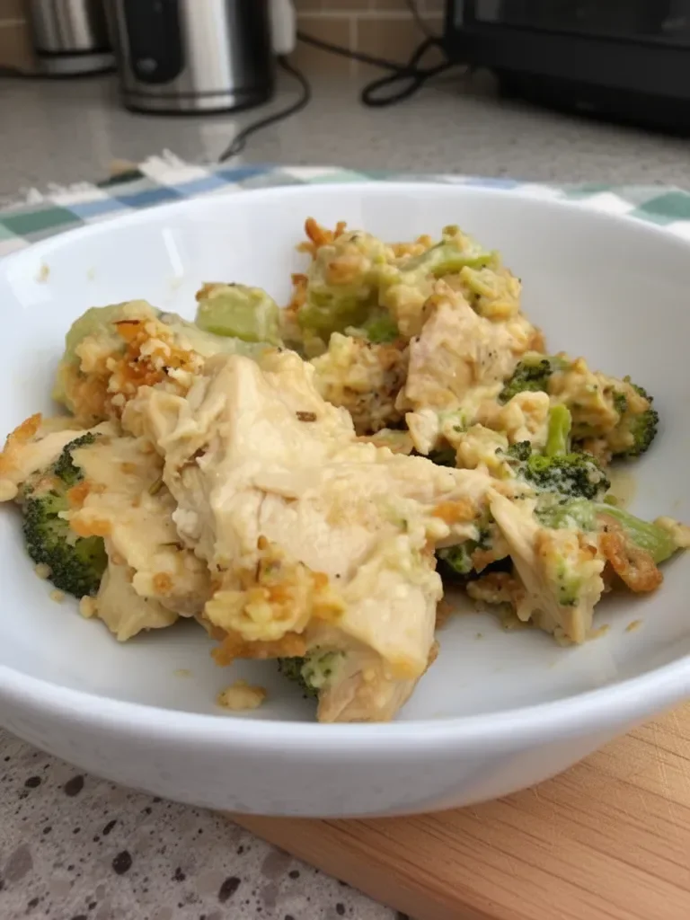 Easy Chicken Broccoli Casserole (Weight Watchers Friendly Chicken Divan)