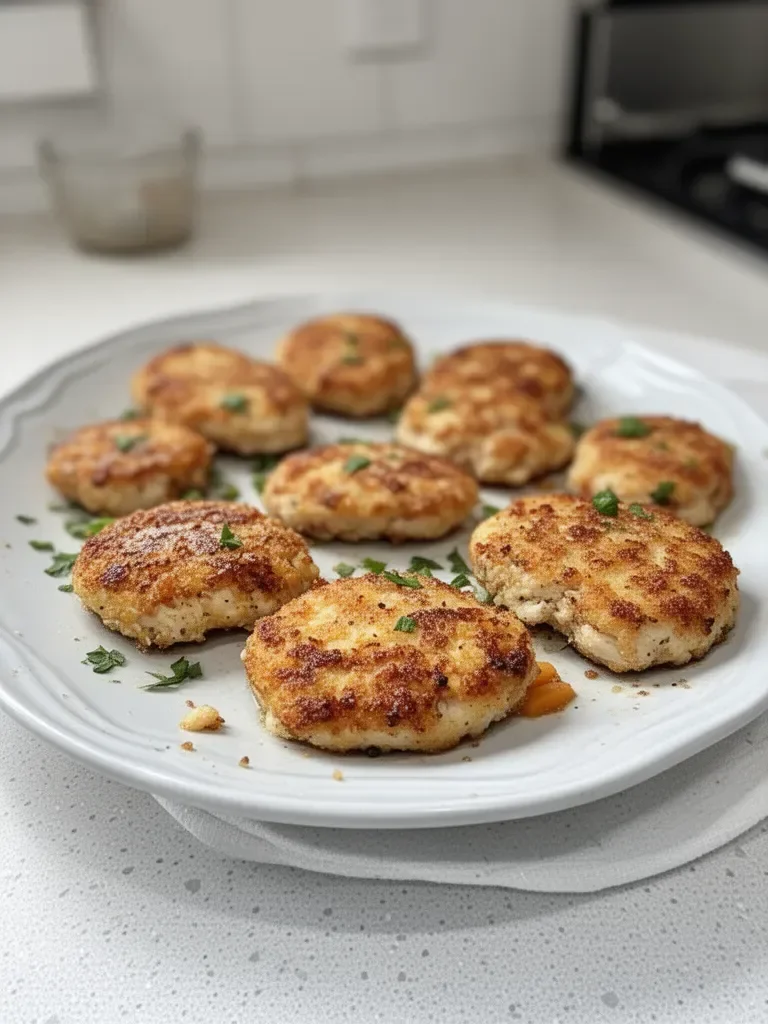 Golden Baked Chicken Rissoles: A Comforting Classic