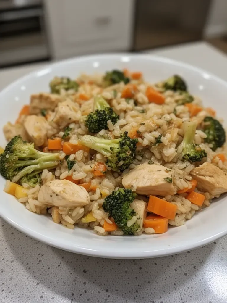 Healthy Chicken and Rice Casserole: A Tasty Delight!
