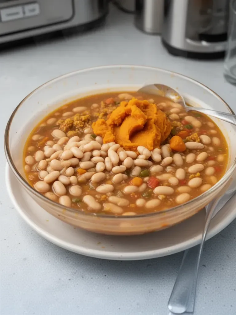Homemade White Bean Pumpkin Chili